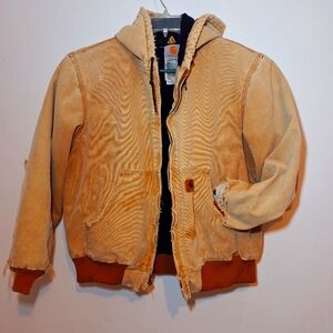 Carhartt Tan Hooded Jacket